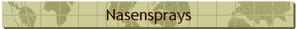 Nasensprays